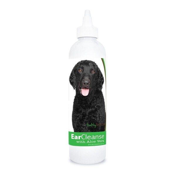 Healthy Breeds 8 oz Curly-Coated Retriever Ear Cleanse with Aloe Vera Cucumber Melon HE126790 - main